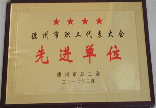 德州市職工代表大會先進(jìn)單位